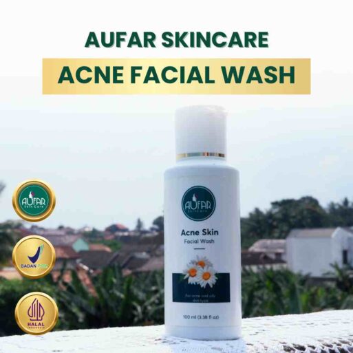 Acne skin facial wash aufar skincare